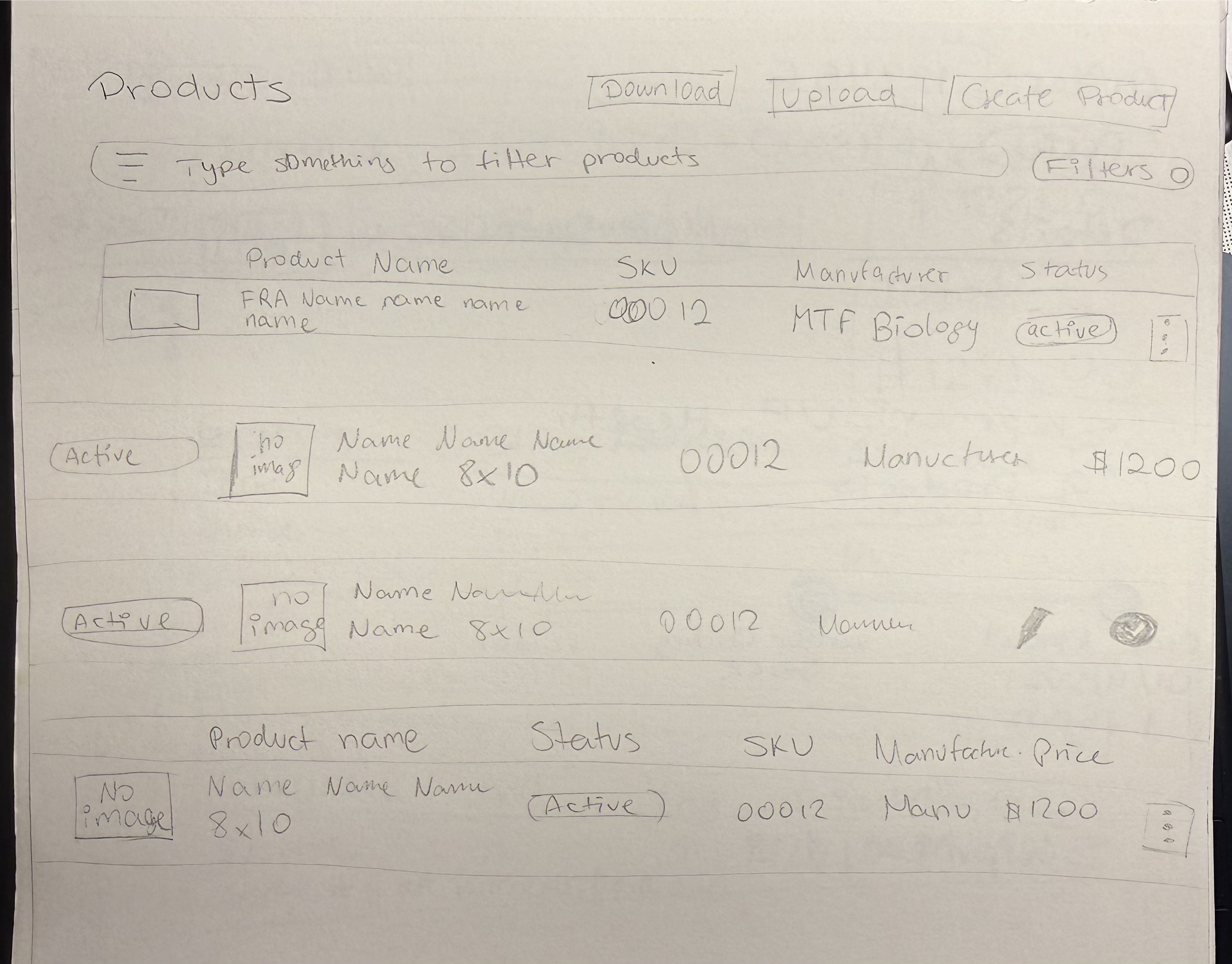 Feature 23 early Figma exploration